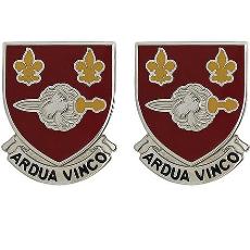 176th Engineer Battalion Unit Crest (Ardua Vinco)